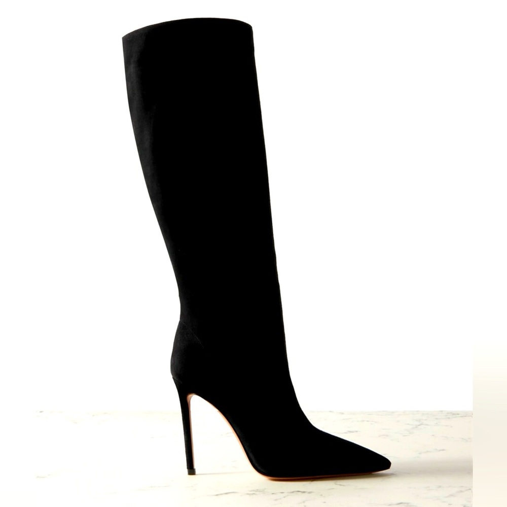 AQUAZZURA
Matignon 105 suede knee boots